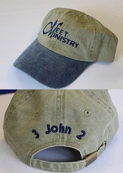 M.E.E.T. Ministry CAP (Denim and Olive Green)