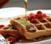 Coconut Oat Waffles